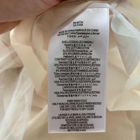 BCBG WHITE STRAPLESS DRESS - Picture 8 of 8